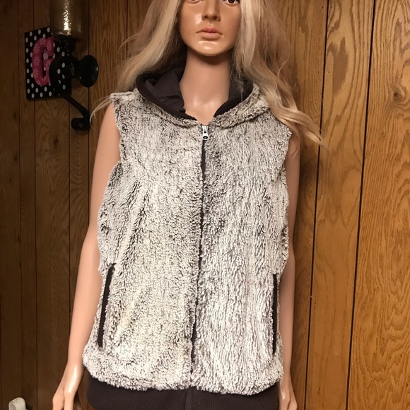 Patagonia" Fleece Conejo .Vest Brown.L Good Condition - Picture 2 of 12